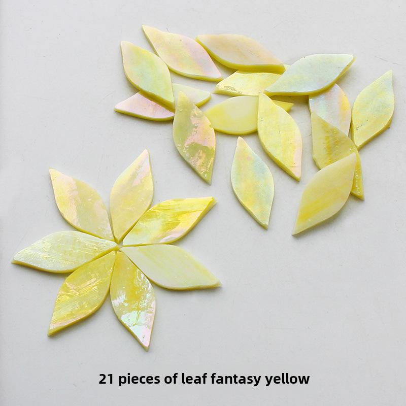 

Смешанные цветные листовые слюдяные стеклянные мозаичные детали для украшения подсвечника своими руками