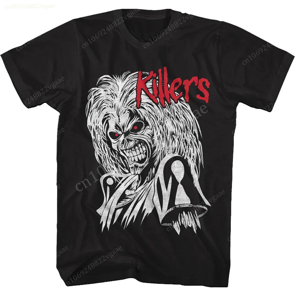 2024 Iron Maidens T Shirt Men Women Band Vintage Summer Adult Cotton Kids Polyester Tee Shirt Hip Hop Tops Heavy Metal