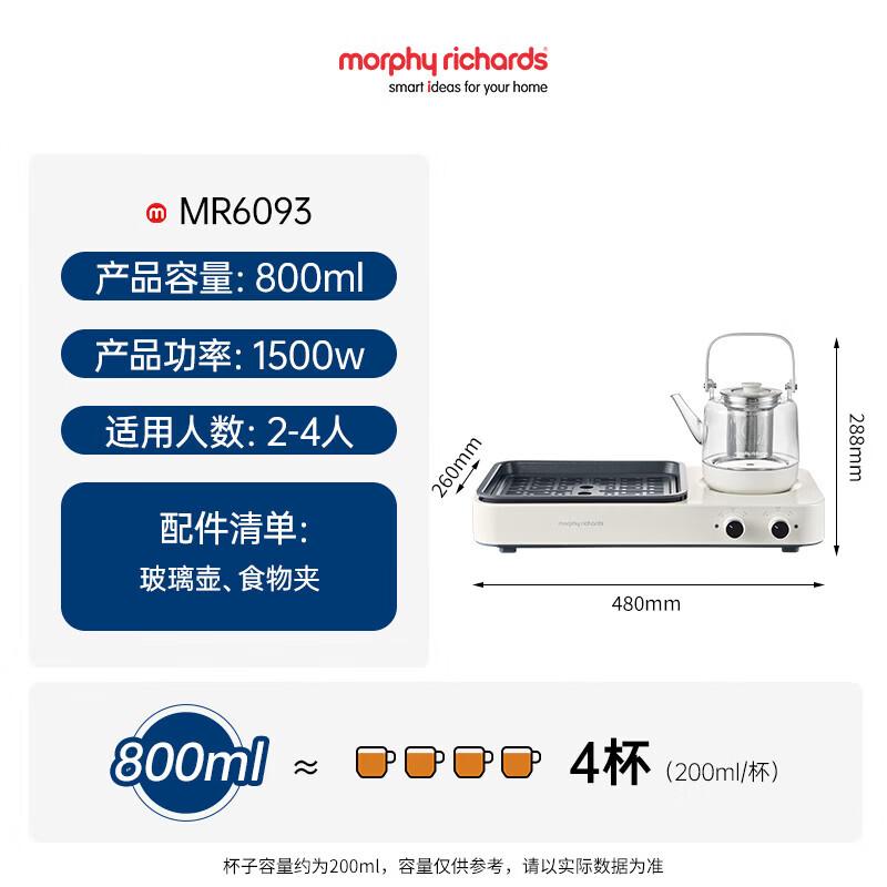 Morphy Richards Multifunction Tabletop Tea Stove and Grill