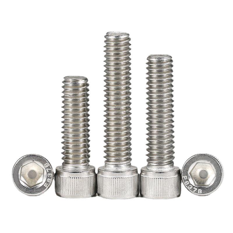 304 Stainless Steel Fine Thread Socket Head Cap Screw 10#-32, 1/4-20, 5/16-24