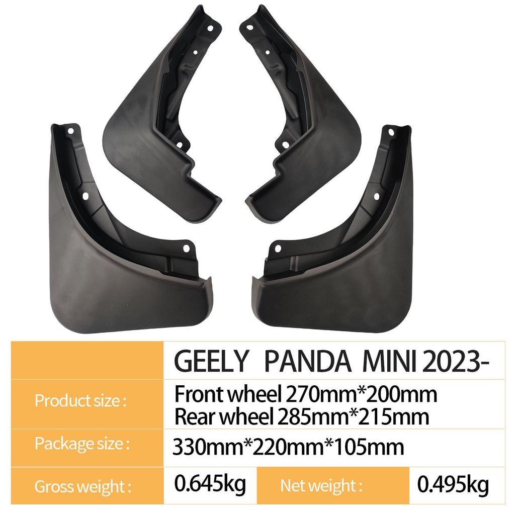 2023 Geely Panda Mini Tire Mudguard - Cross-Border Automotive Accessory