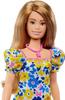 Mattel Barbie Fashionista Doll with Down Floral Made In Partnership with the National Down Syndrome Association Syndrome, Dress, [Product]