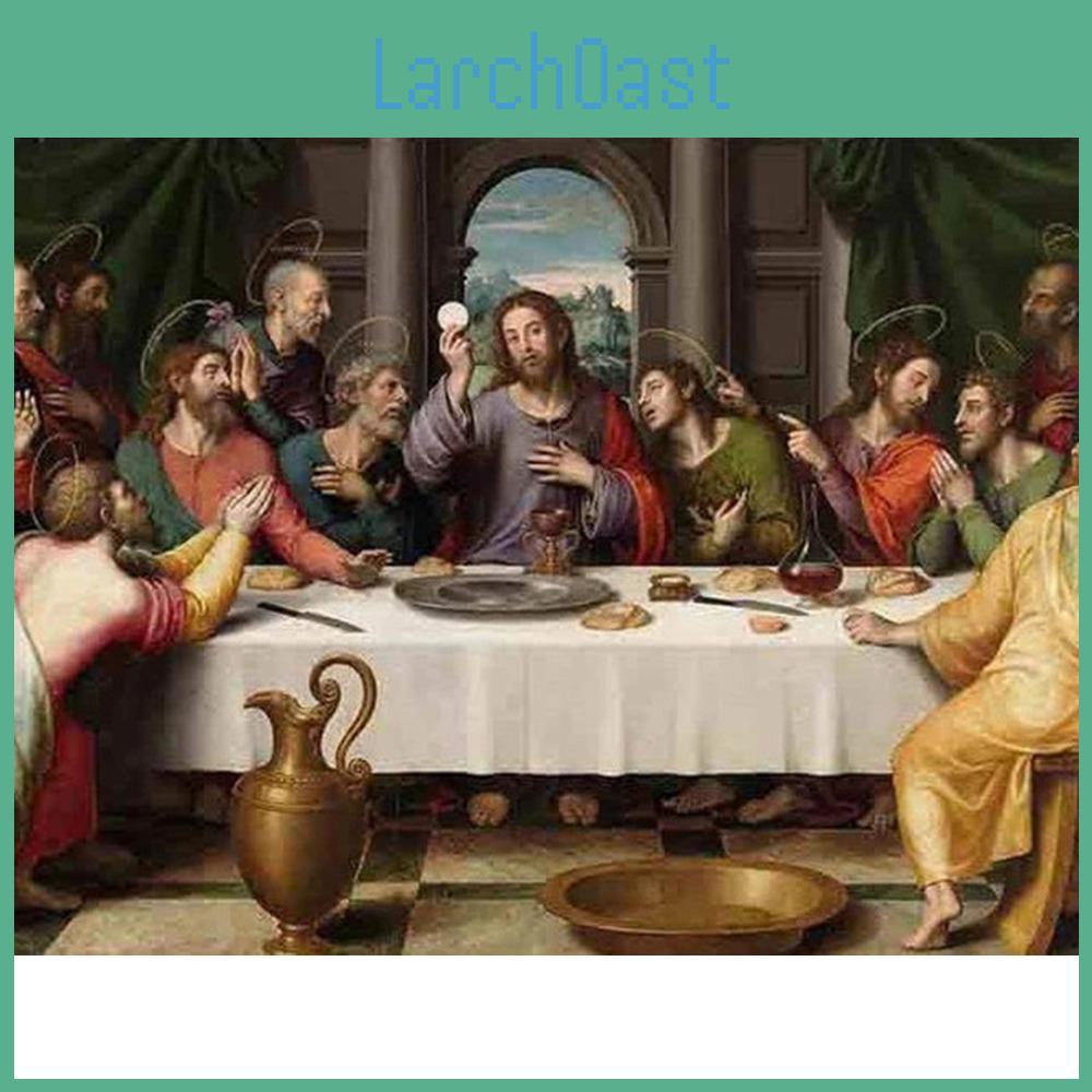 Diamond Dinner Last The Painting Portrait Religion Jesus Cross Stitch Kit Home Decoration