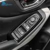 Real Soft Carbon Fiber Trim Sticker LHD RHD for Subaru Forester      2024 Car Window Lift Button Interior