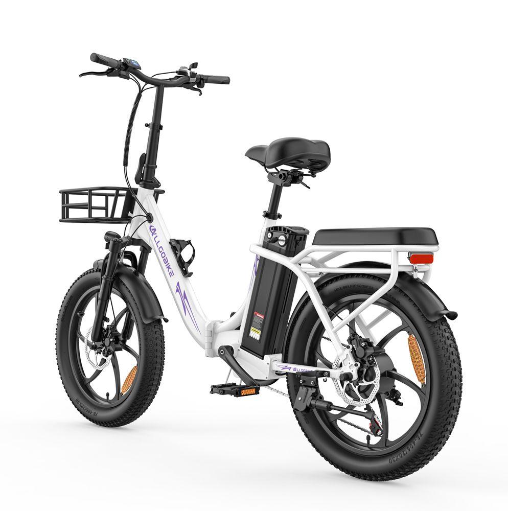 Allgobike AC20 Elektrische Fiets 250W Motor 20" Band Stadsverkeer Elektrische Fiets 48V 20Ah LED Display Maximaal Bereik 60Km 7 Versnellingen Maximaal Laadvermogen 120Kg