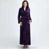 Thickened Flannel Robe: Warm Coral Fleece Bathrobe for Couples - Men's & Women's Plus Size Zipper Nightgown