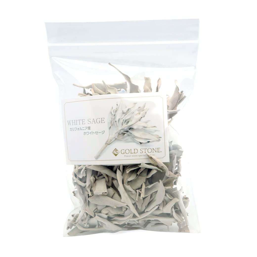 white sage crushed unselected 30g organic california aroma leaf