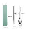 Ru Han Stainless Steel Spoon & Chopsticks Cutlery Set