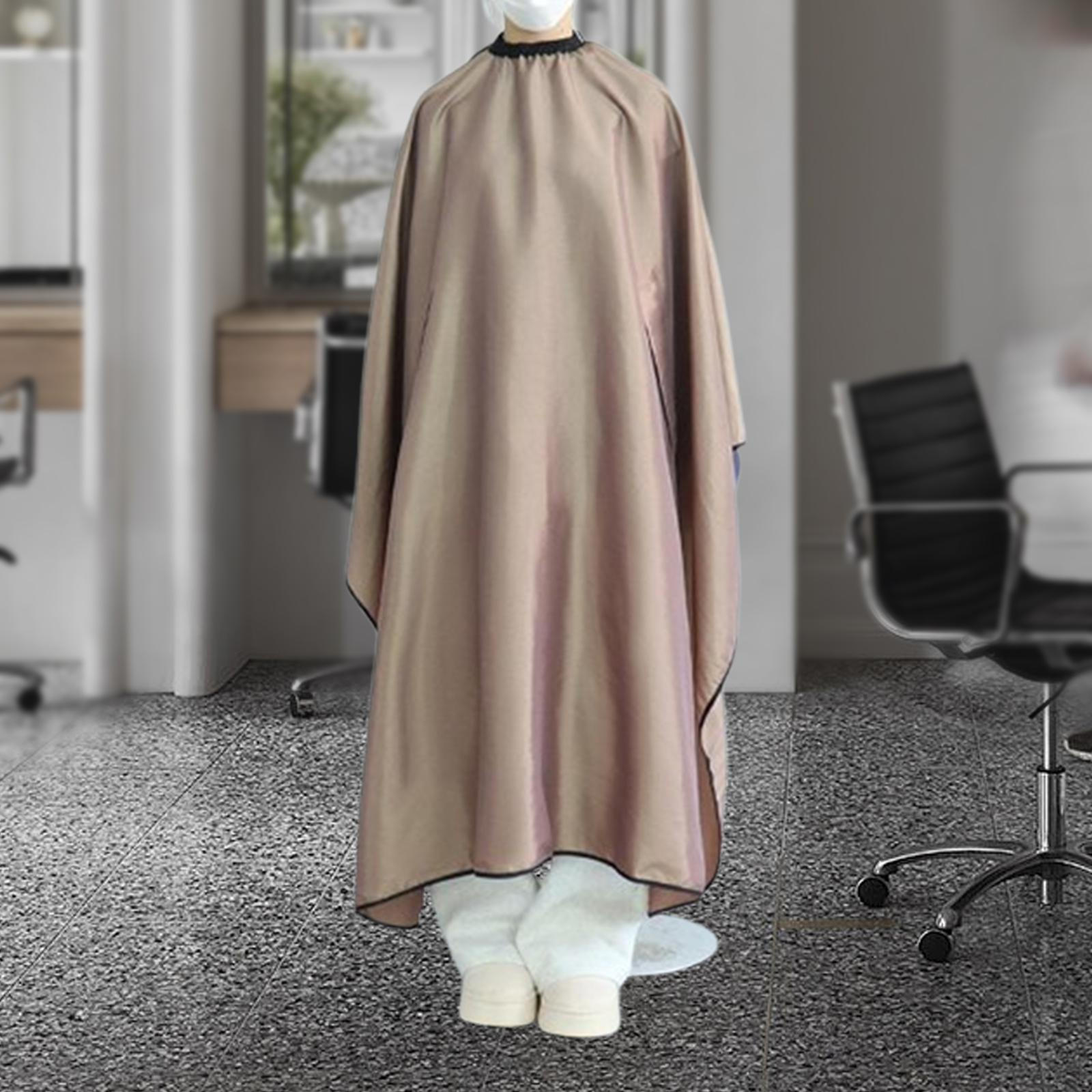 

Парикмахерская накидка для стрижки волос, водонепроницаемая для косметического косметолога, окрашивания, мытья Coffee 140cmx160cm