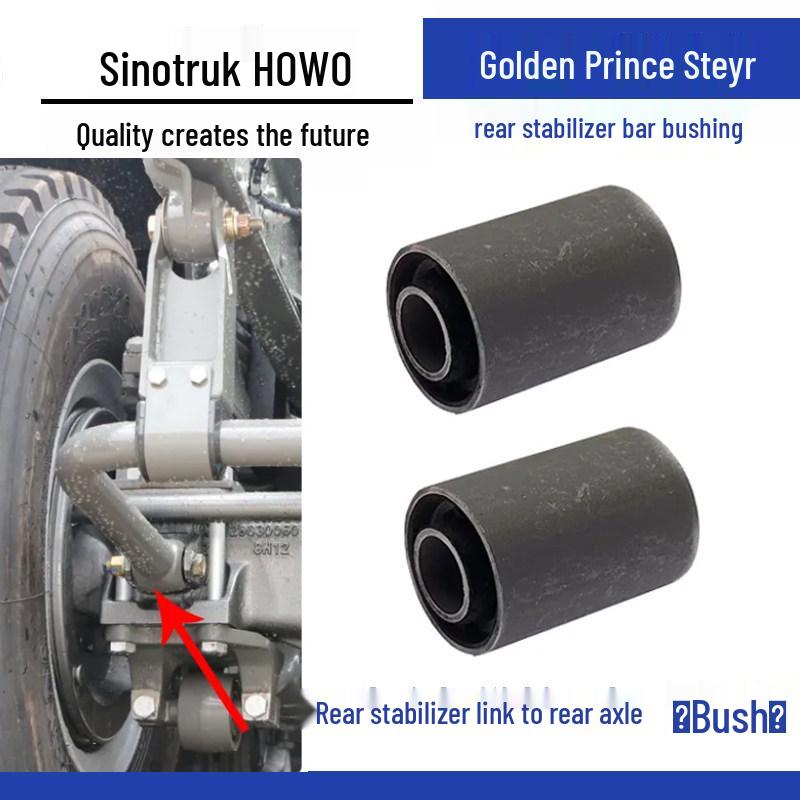 Stabilizer Bar Bushing for HOWO Jinwangzi Steyr Axles Standard