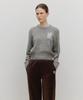 Malitteseupocheu Marithe Sport W M+Fg Logo Crop Pullover Melange Gray