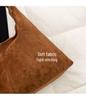2025 American Retro Suede Tote: Women's High-End, Versatile Autumn/Winter Commuter & Shoulder Bag