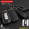 Zinc Alloy + Leather Car Key Case Cover Shell For Nissan Nv200 Sentra Versa X-Trail Qashqai J11 Juke Murano Micra Tiida Maxima