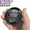 10 Pcs 55mm Snap-On Lens Cap for Canon Nikon Sony Pentax Fujifilm Lense