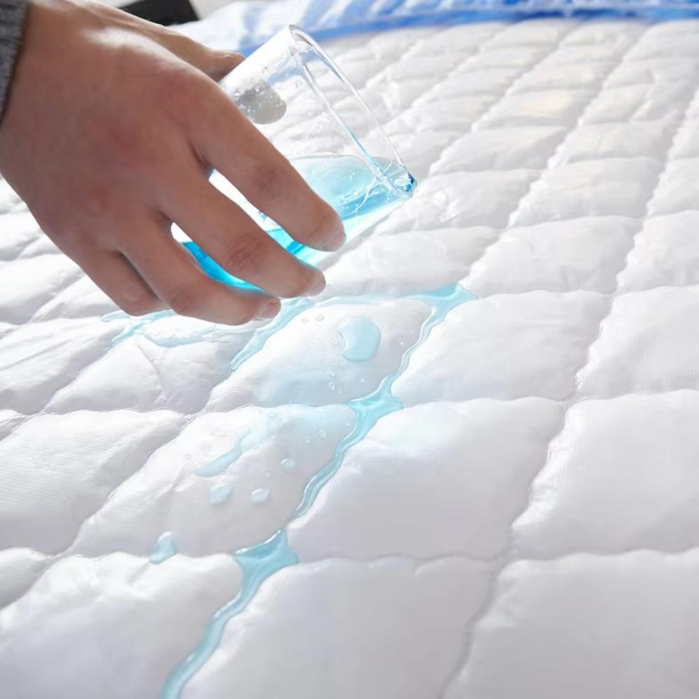 Waterproof Mattress Cover Rhombus Lattice Pattern Bedspread Mattress Topper Mattress Pad  Bedroom