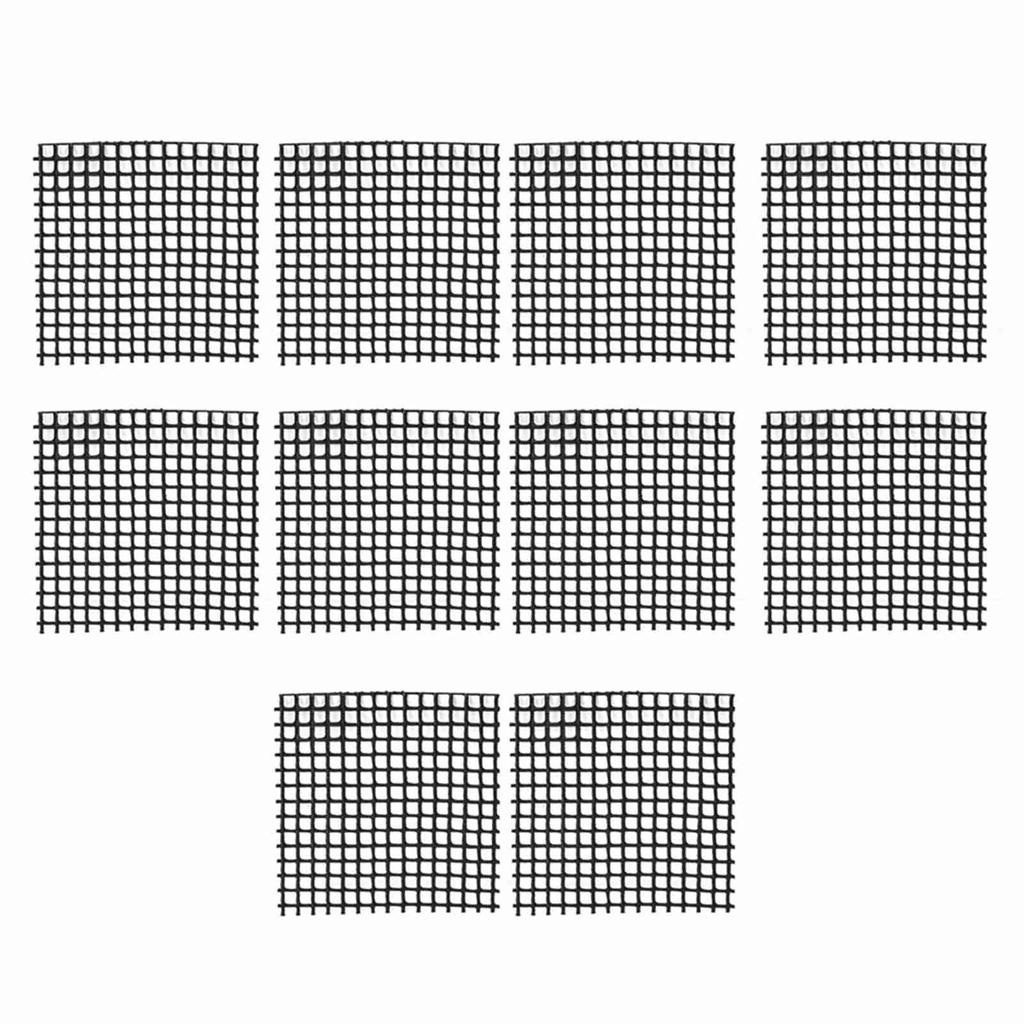 10PCS Gartenarbeit Blumentopf Loch Mesh-Matte Pad Anlage Blumenerde Bonsai Boden Grid Matte (4,5 cm)