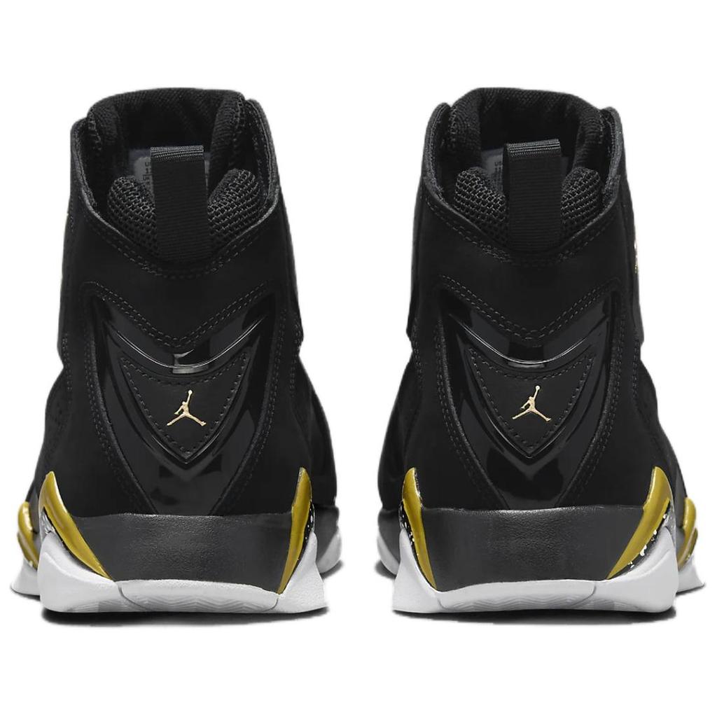 New JORDAN True Flight Black White Metallic Gold 342964-072