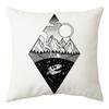 Black Party Halloween Ghost Skull Pumpkin Decorative Cushion Cover Polyester Throw Pillow Cover Pillow Case 45X45Cm
