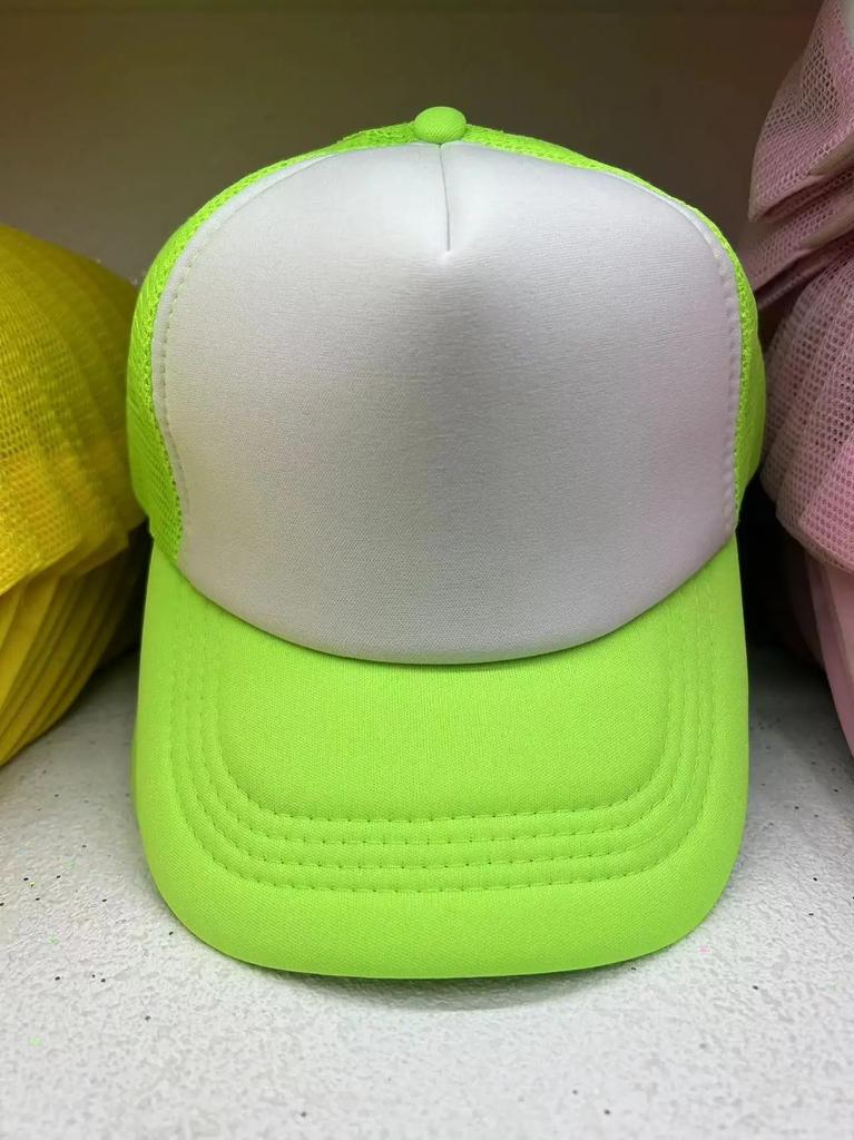 Unisex Cheaper 5 Panel Trucker Hat For Adult Summer Net Baseball Cap Men Women For Him Her Blank Mesh Adjustable Sun Hat Visor