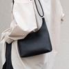 Women's First Layer Cowhide Messenger Bag New Leather Women's Bag Shoulder Bag Niche Design Commuter Bag