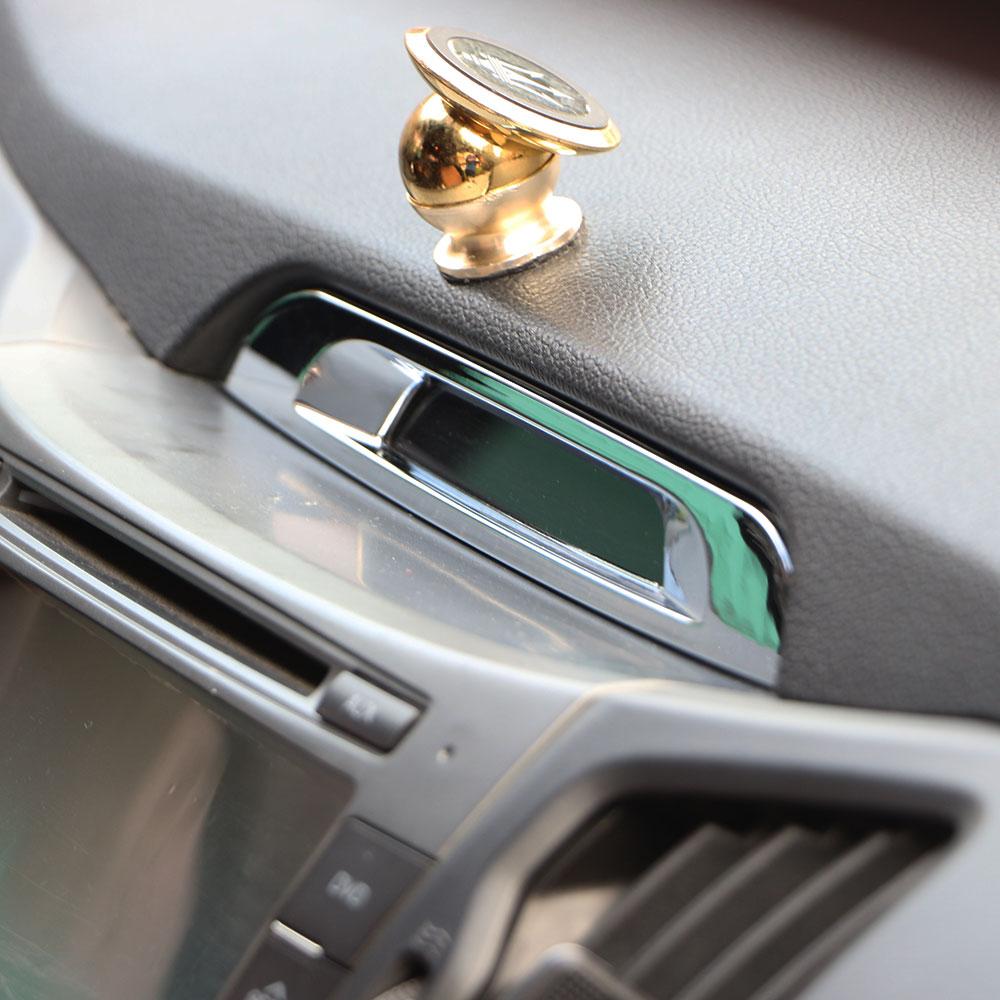 ABS Chrome Central Console CD Outlet Decoration Sticker for Kia Sportage SL Sportage 3 2011 - 2015 Car Interior Accessories