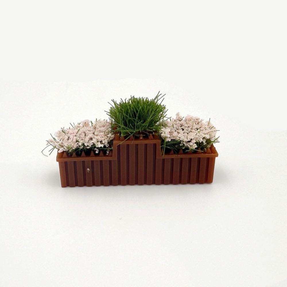 1:12 Scale Cherry Blossom Flowers Lifelike Garden Lifelike Artificial Flower Doll House Decor