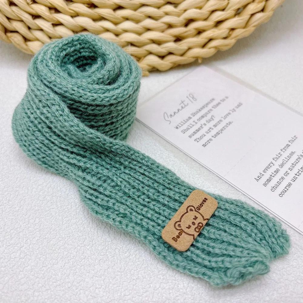 DIY Doll Clothes Casual Wear Scarf 20cm Cotton Doll Knitted Scarf Doll Multi-colors Little Bear Scarves Dolls Accessories