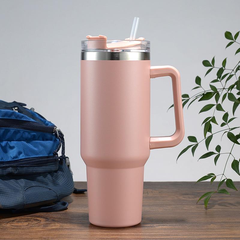 40oz Insulated Stainless Steel Car Cup with Handle