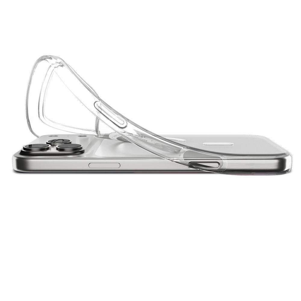 Etui pokrowiec na iPhone 17 Pro Max MagSafe Liquid Crystal - przezroczysto-białe