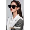 GM Women's high-end acetate sunglasses jenie Cooperation KUKUS Large-face slimming anti-UV sunglasses for men trendy