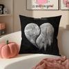 MMichael KKiwanuka Cushion Cover Pillowcase Short Plush Invisible Zipper Room Sofa Cushion Cover
