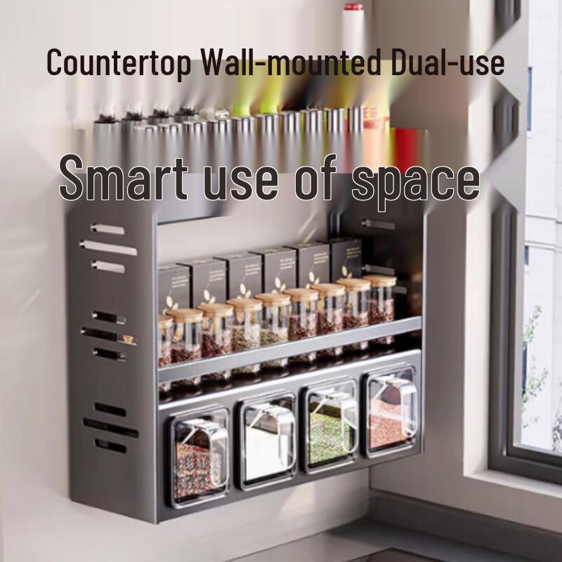 Yingbai Kitchen Wall-Mounted Spice Rack