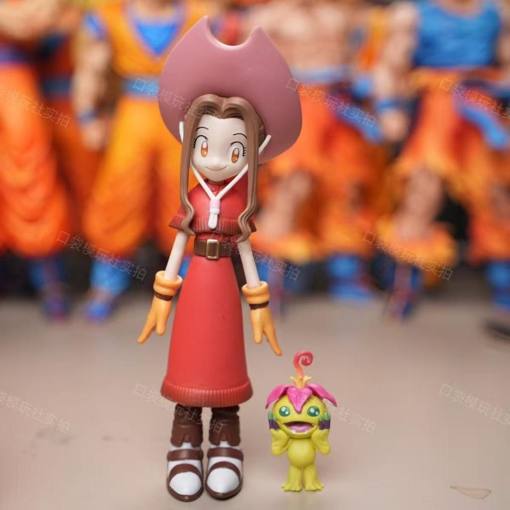 Anime Digimon Adventure Figure Tachikawa Mini Palmon Action Figures PVC Statue Collection Model Toys Gifts