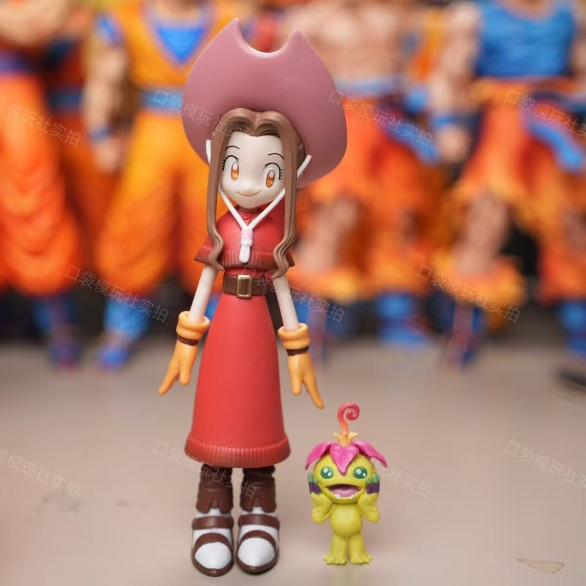 Anime Digimon Adventure Figure Tachikawa Mini Palmon Action Figures PVC Statue Collection Model Toys Gifts