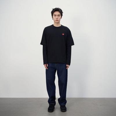 Wool Casual Tee Black 2834