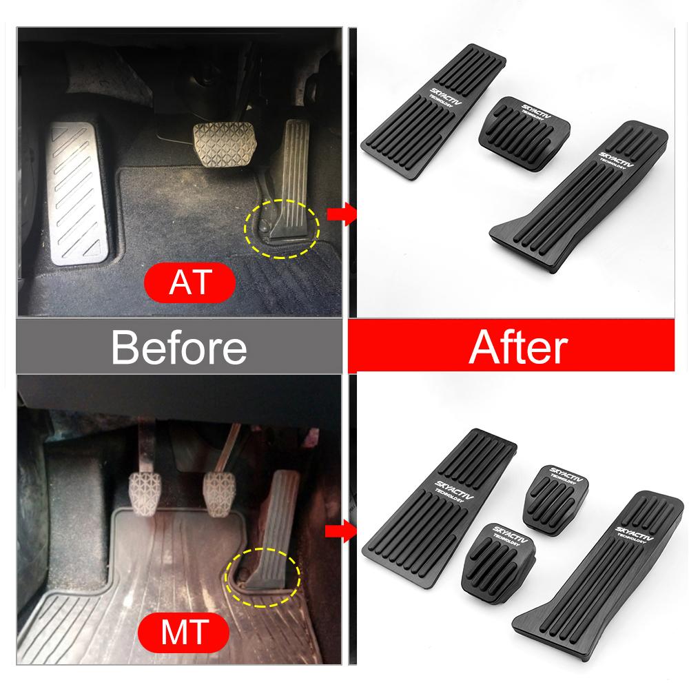 For Mazda 2 3 6 CX-5 CX5 CX3 CX8 CX9 2012 - 2016 2017 2018 2019 2020 2021 2022 2025 2024 Car Accelerator Brake Pedal Accessories