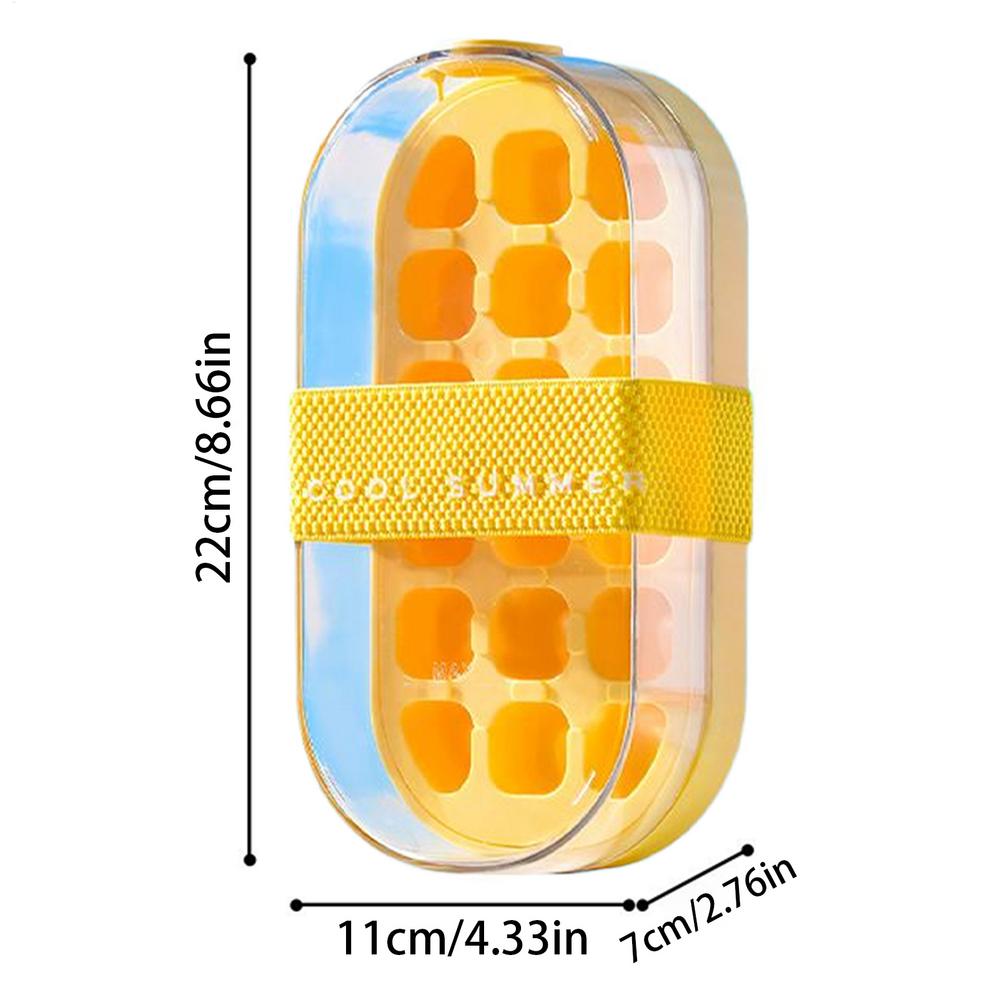 Creative Silicone IceCube Mold With Straw Large-capacity Ice Trays Food Grade Ice Maker Reusable Water Cup Kitchen Gadgets