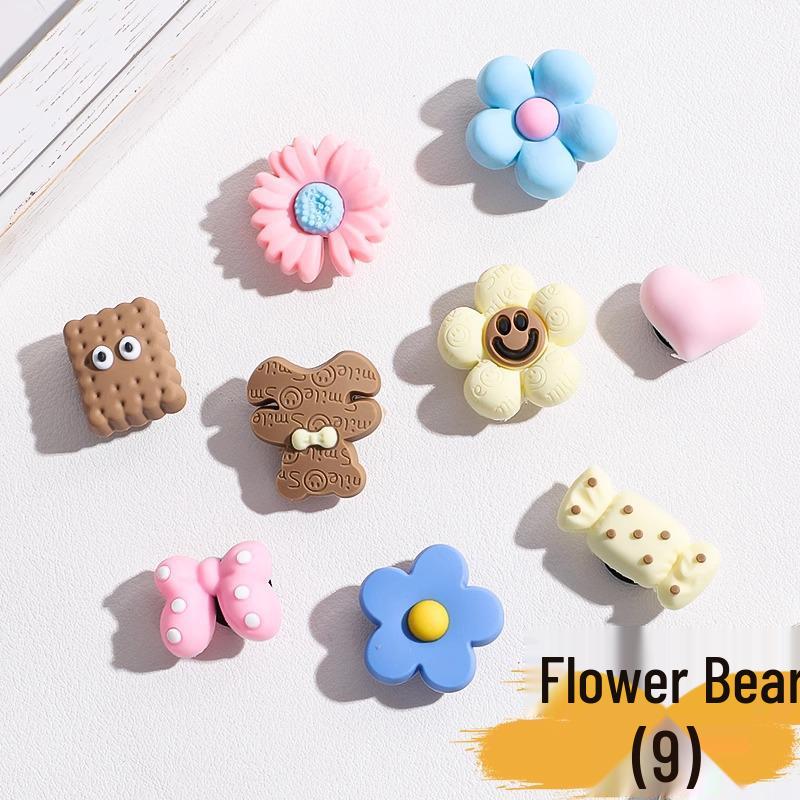 2025 Милі Декоративні Квіткові Пряжки для Взуття - Аксесуари для Взуття з Отворами