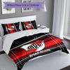 3pcs Club Atlético River Plate Duvet Cover Set, Includes 1 Duvet Cover and 2 Pillowcases,Skin-Friendly&Comfortable Fabric,Suitable Bedding Sets
