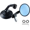 Motorcycle Rearview Mirrors for Royal for Enfield for Bullet for Meteor/for Classic 350 500 for Interceptor 650 Motorcycle Bar End Mirrors Retro