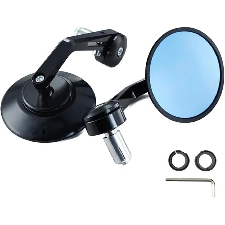 Motorcycle Rearview Mirrors for Royal for Enfield for Bullet for Meteor/for Classic 350 500 for Interceptor 650 Motorcycle Bar End Mirrors Retro