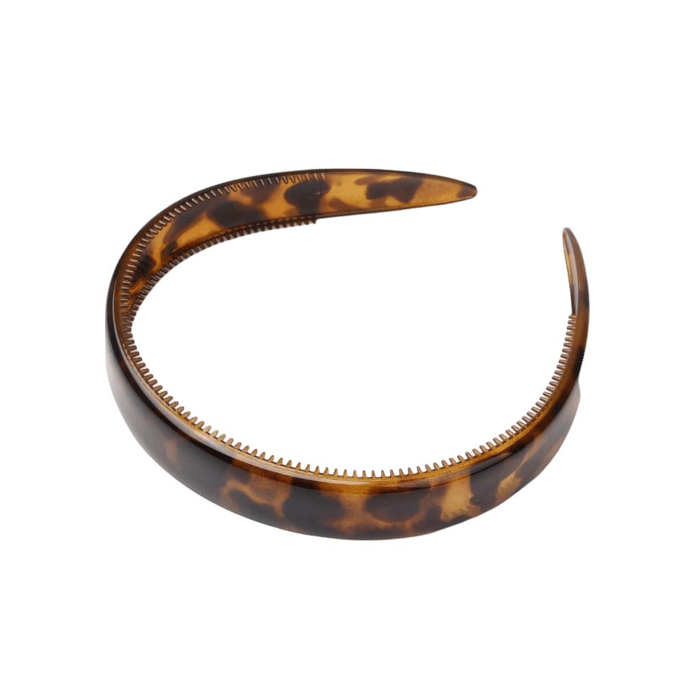 Koreanischer Schildpatt-Haarreif Breites rutschfestes Zahn-Stirnband Neuer Retro-Leoparden-Haarreif Büro