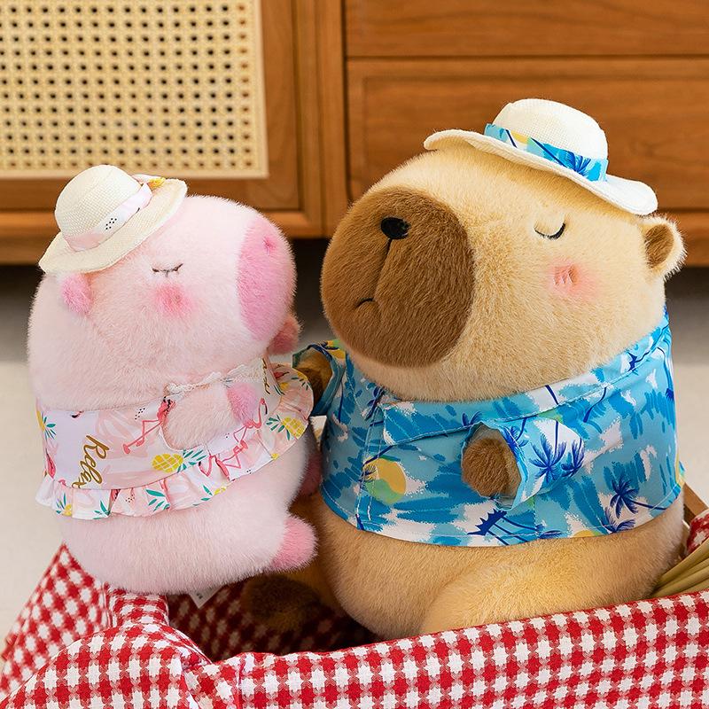 Cross-border kapibara doll capybara doll plush toy cute rag doll birthday gift