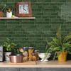Adesivos para Backsplash de Cozinha DIY 8 Peças Adesivos de Parede Falsos de Tijolo, Decalques Mosaico Adesivos Impermeáveis, Prova de Umidade Fácil de Limpar Óleo Descascar E