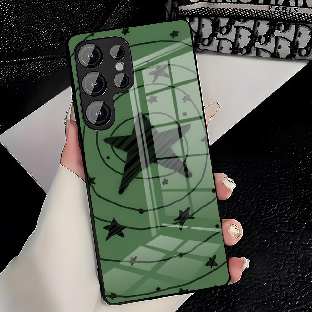 

G-Green Day Band Phone Case For Samsung A25 A13 A33 5G A54 A36 A35 A56 A52 A14 Shockproof Glass Cover Samsung A35