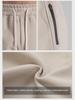 Men's Slim Fit Zippered Cotton Sweatpants for Spring & Autumn – Casual Outdoor Sportswear