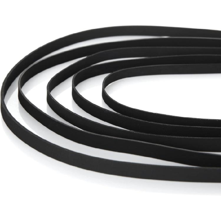10Pcs Turntable Belt for Record Player Belt Replacement Rubber Flat Drive Belt Repair Turntable Belt 190-471mm