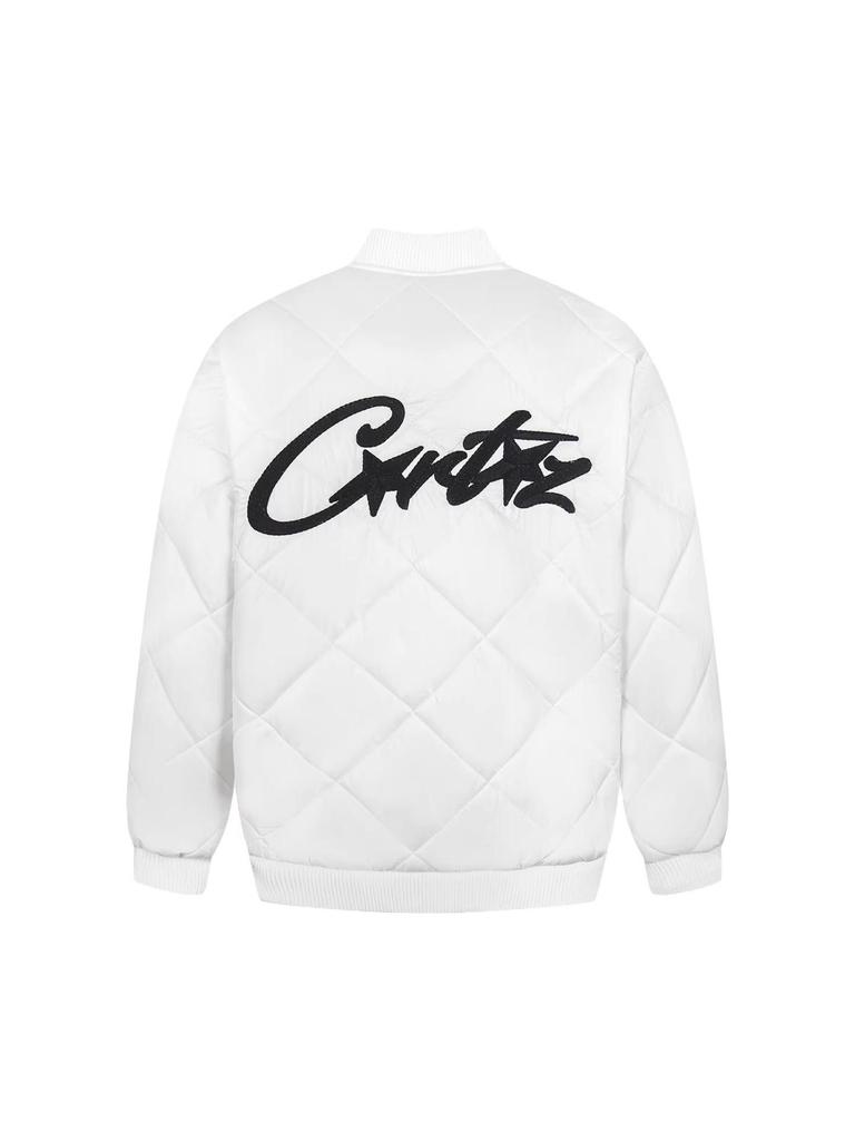 Chaqueta de Invierno Acolchada de Plumas Corteiz Alcatraz con LOGOTIPO Bordado