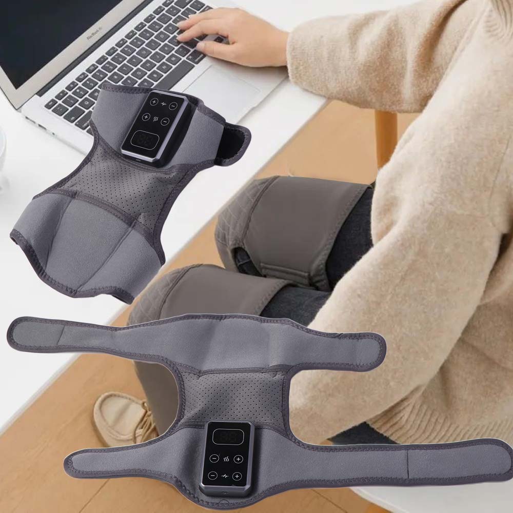 Adjustable Temperature Electric Knee Massager Rechargeable Joint Heating Massager Fitness