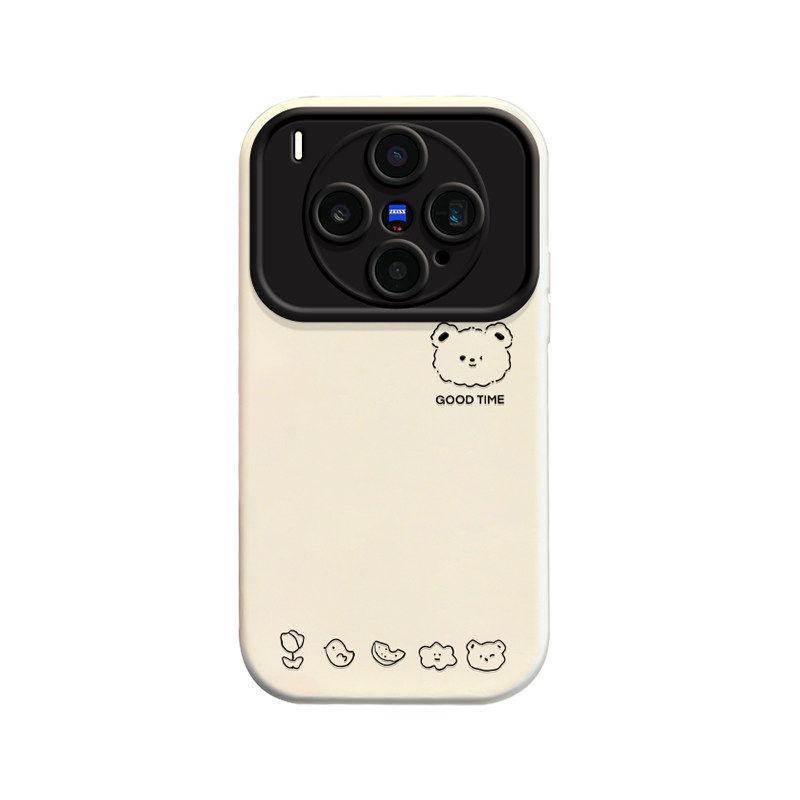Applicable To Vivox111s Mobile Phone Case All-inclusive Lens New Anti-drop X111ultra High-end Simple Line Bear